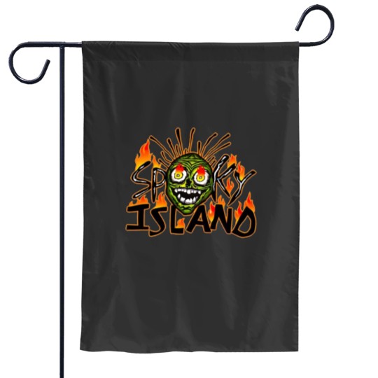 Discover Spooky Island Scooby Doo Collage Unisex Garden Flags, Spooky Island