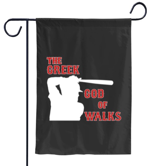 Discover Kevin Youkilis - The Greek God of Walks Garden Flags