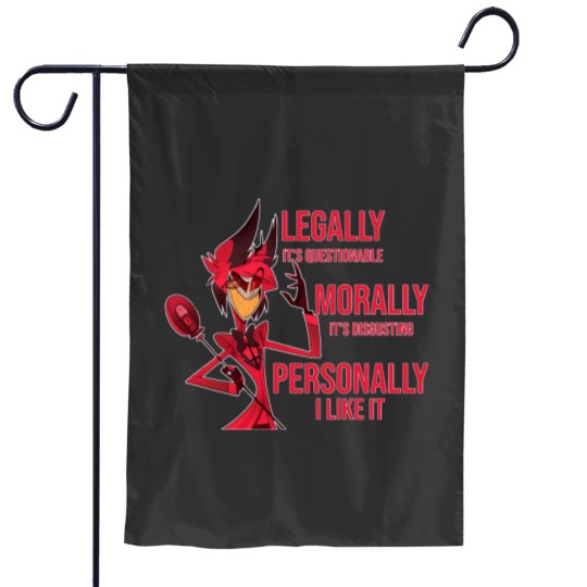 Discover Alastor Hazbin Hotel Meme Garden Flags