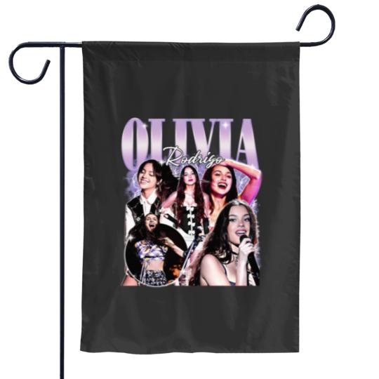 Discover Olivia Rodrigo Vintage 90s Garden Flags, Olivia Rodrigo Garden Flags