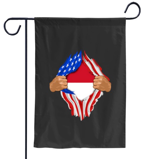 Discover Indonesian Blood Inside Me Indonesia Flag Gift Garden Flags