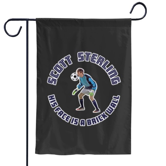 Discover Studio C - Scott Sterling - Brick wall Garden Flags