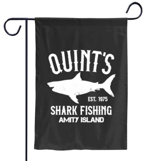 Discover Quint's Shark Fishing - Amity Island 1975 Garden Flags