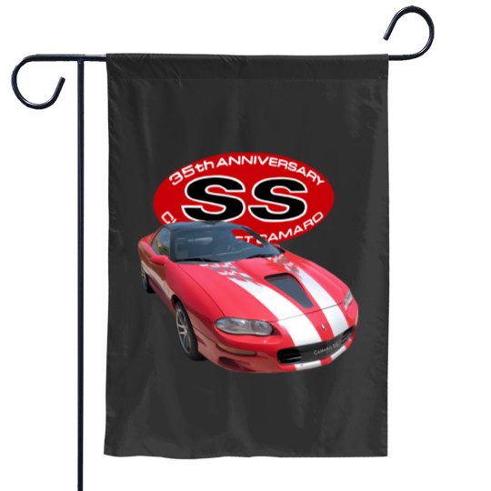 Discover camaro 2002 35th anniversary Garden Flags