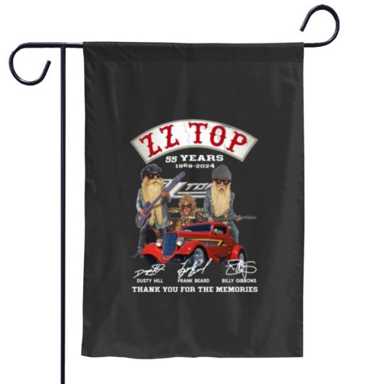 Discover ZZ Top 55 Years Thank You Garden Flags
