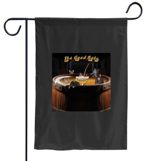 Discover Good Rats Garden Flags