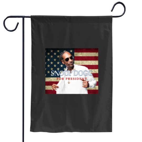 Discover Snoop Dogg For President 2024 Garden Flags