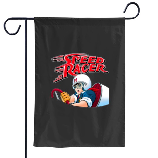 Discover Go Speed Racer Garden Flags
