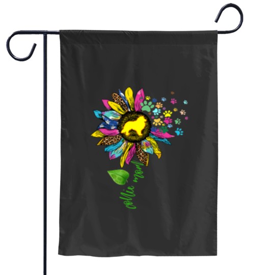 Discover Womens Sunflower Collie Mom Dog Lover Gift Garden Flags