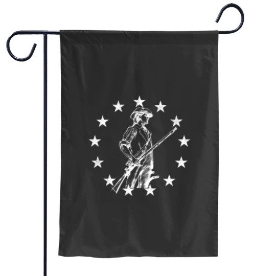 Discover Concord Minuteman Drawing White 2352 Garden Flags