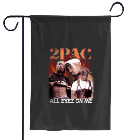 Discover Vintage Rap Garden Flags Design - Ready to Print Tupac PNG File