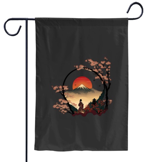 Discover Japanese Garden Flags