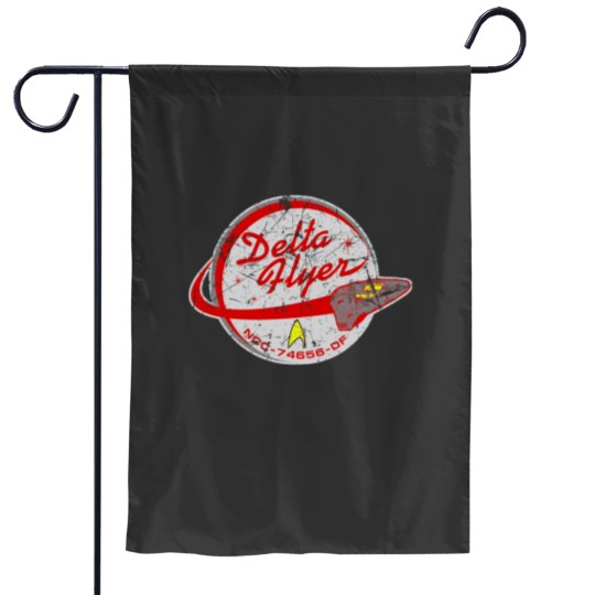 Discover Delta Flyer Patch Distressed Garden Flags