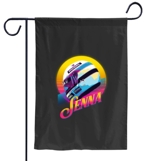 Discover Ayrton Senna Tfunny Garden Flags