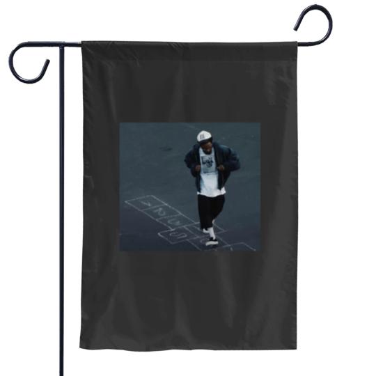 Discover Kendrick Lamar Hopscotch Not Like Us A Minor Premium Cotton Garden Flags