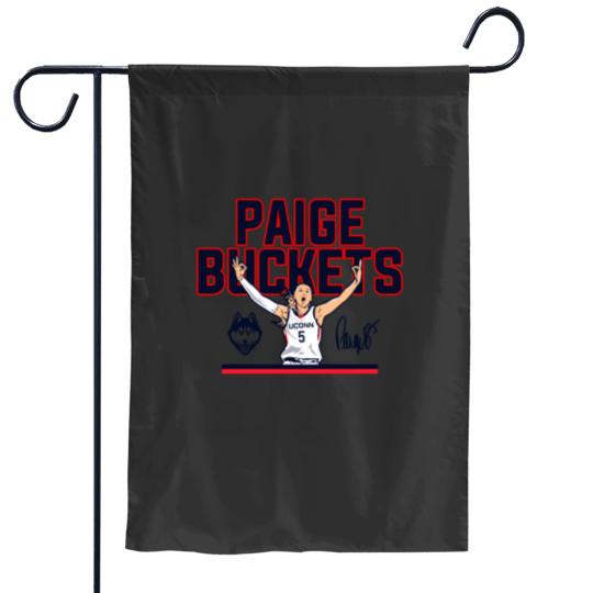 Discover Paige Bueckers Buckets Unisex Garden Flags, Basketball Player irt