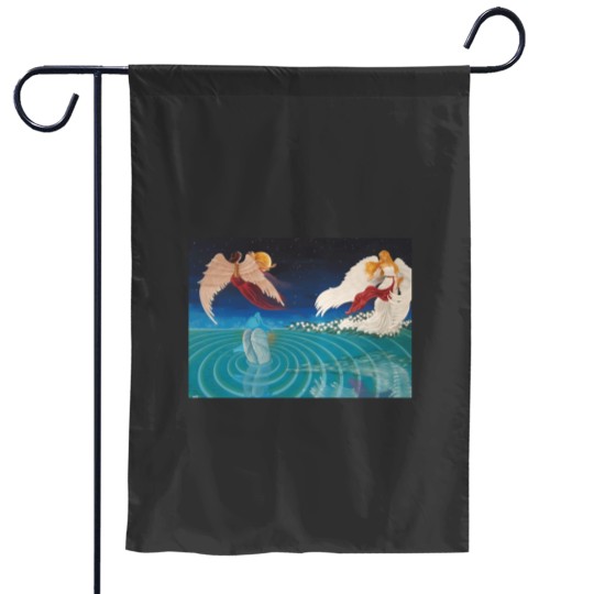Discover Dolphin Communes With Angels Garden Flags