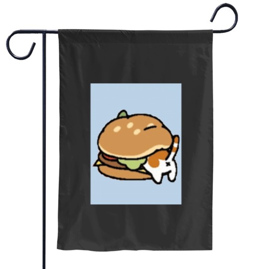 Discover Neko Atsume Cheese Burger Classic Garden Flags