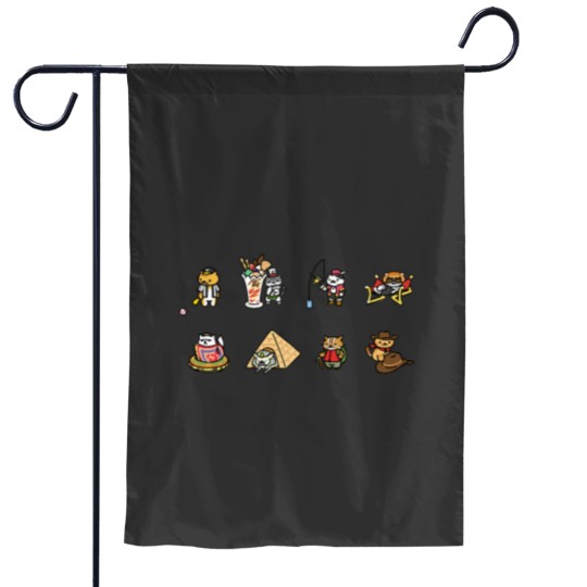 Discover Neko Atsume Classic Garden Flags