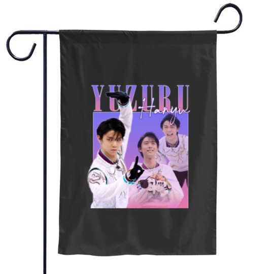 Discover YUZURU HANYU 90s aesthetic design Classic Garden Flags