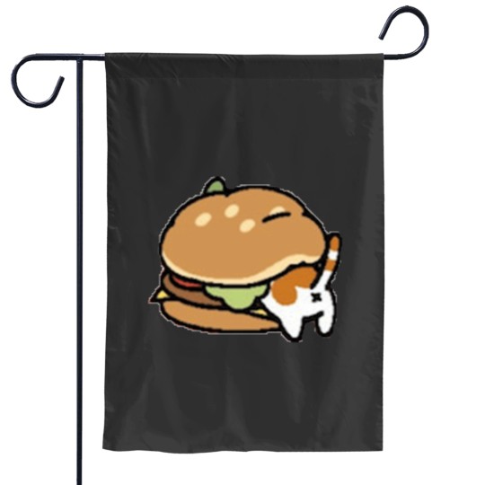 Discover Neko Atsume Cheese Burger Classic Garden Flags