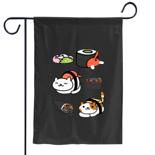 Discover Neko Atsume t t Classic Garden Flags