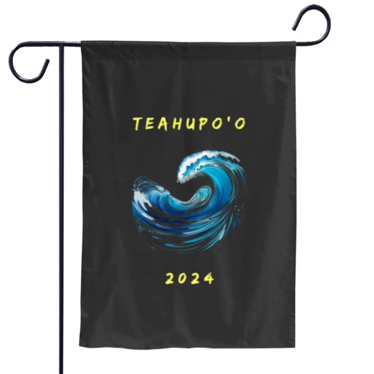 Discover Teahupo'oz 2024 surfing Olympics Tahiti  Classic Garden Flags