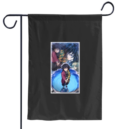 Discover Slay Demon Corp Giyu - Giyu Tomioka demon - Garden Flags