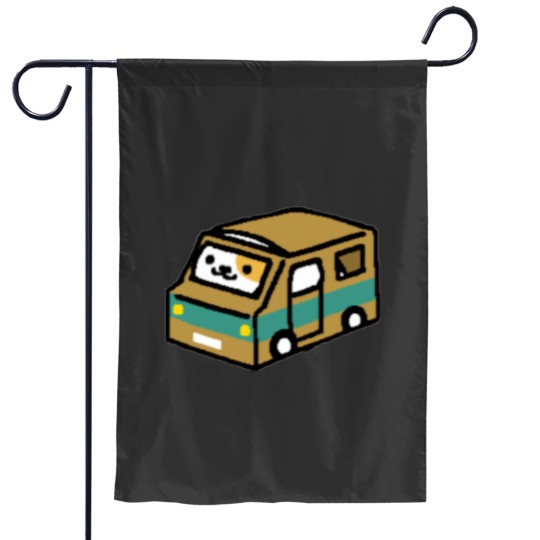 Discover Neko Atsume Car Kitty Essential Garden Flags