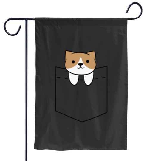 Discover Cocoa Pocket Tee Classic Garden Flags