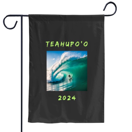 Discover Surfing Teahupo'os Classic Garden Flags