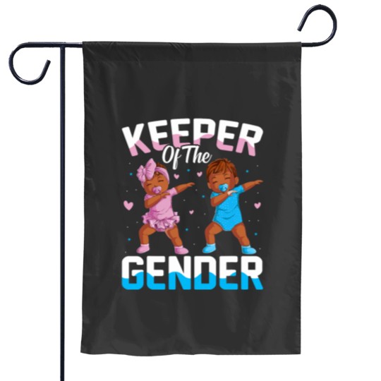 Discover Keeper of the Gender Baby Party Gender Reveal Announcement Garden Flags