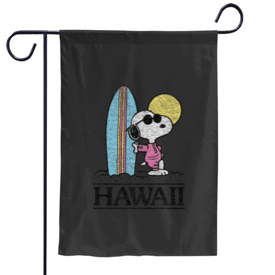 Discover Peanutsss Snoopy Hawaii Garden Flags