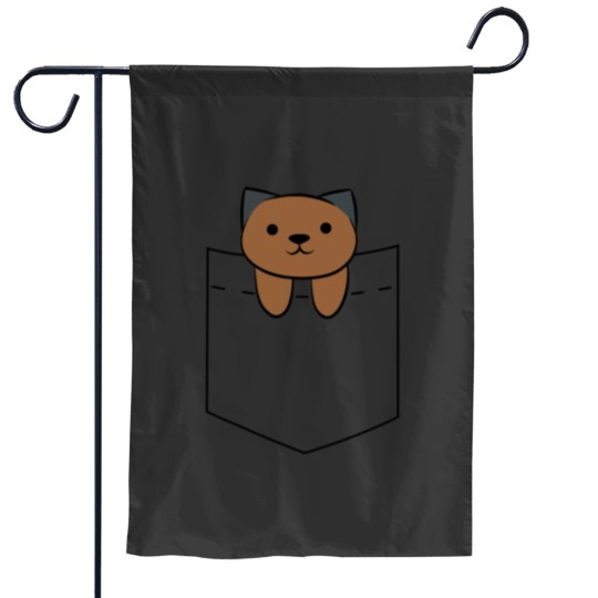 Discover Ganache Pocket Tee Classic Garden Flags
