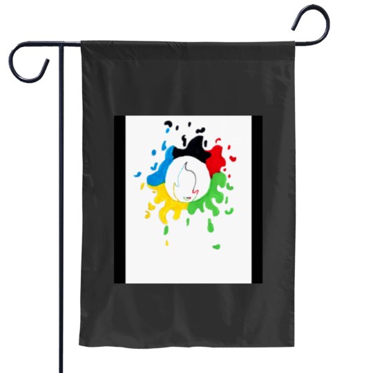 Discover Olympics Logo Paint Splatter Paris 2024 Classic Garden Flags