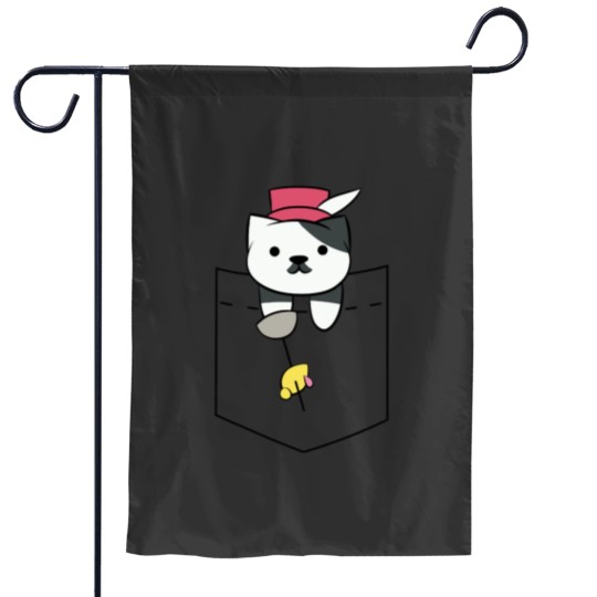 Discover Senor Don Gato Pocket Tee Classic Garden Flags