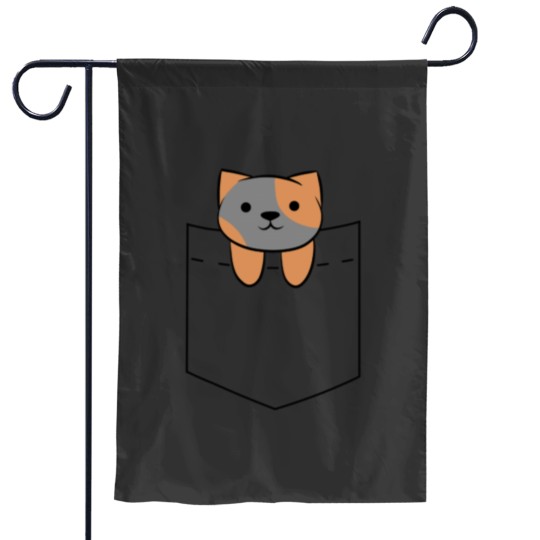 Discover Spooky Pocket Tee Classic Garden Flags