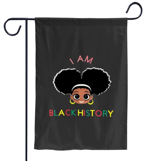Discover I Am The Strong African Queen girls Black History Month Garden Flags