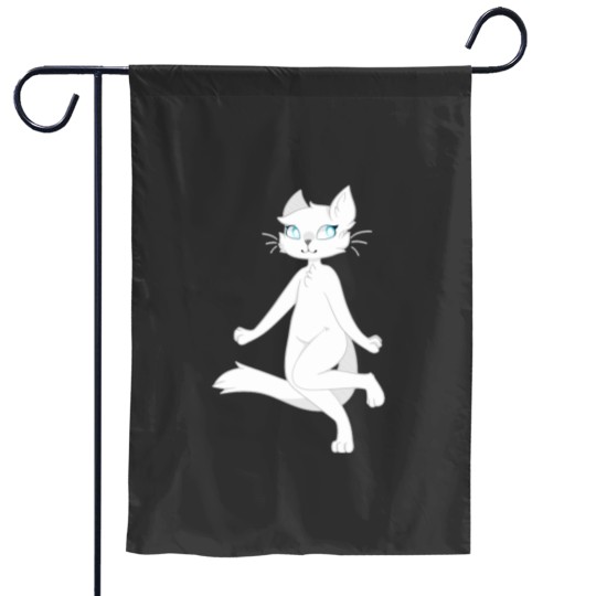 Discover Neko Atsume Snowball Classic Garden Flags