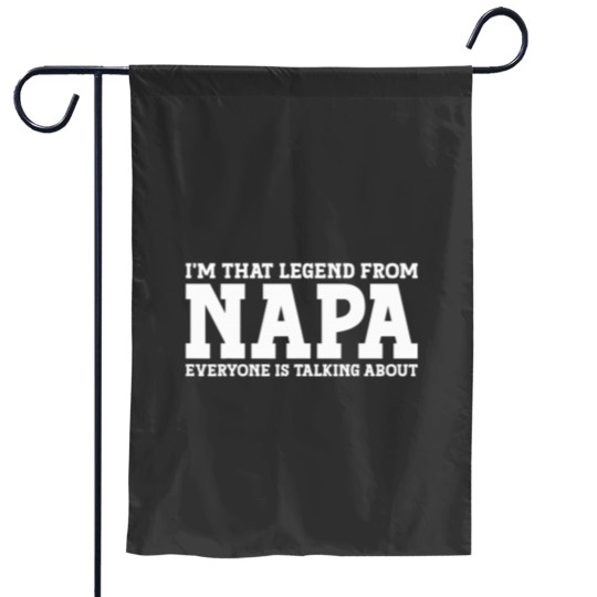 Discover Napa Hometown CA Californiass Home Roots Funny City Napa Garden Flags