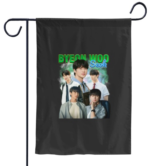 Discover limited-seok-byeon-woo-kdrama-korean Garden Flags