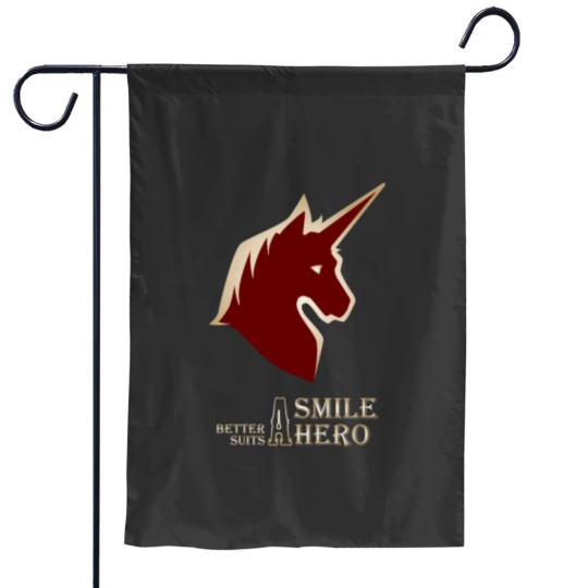 Discover A Smile Better Suits A Hero Classic Garden Flags