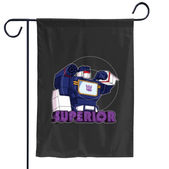 Discover Soundwave Superior (bust) - for dark shirts Essential Garden Flags