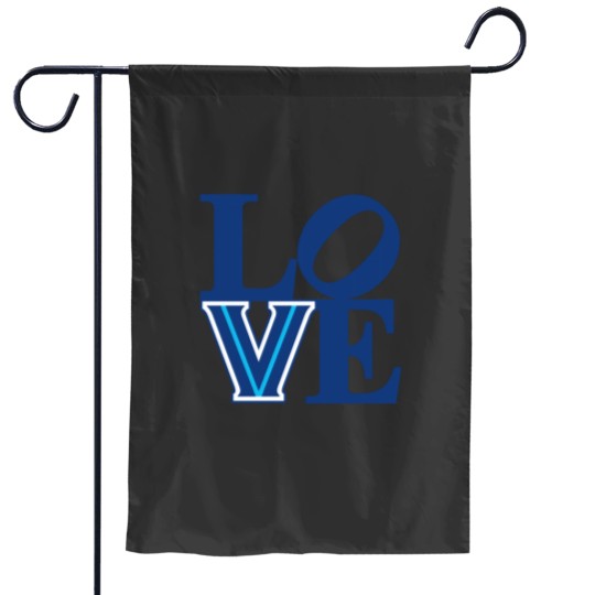 Discover Villanova LOVE Garden Flags