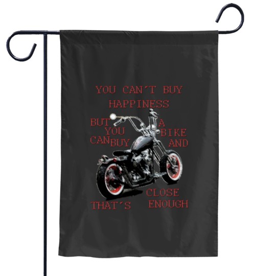Discover You Can't Buy Happiness Garden Flags