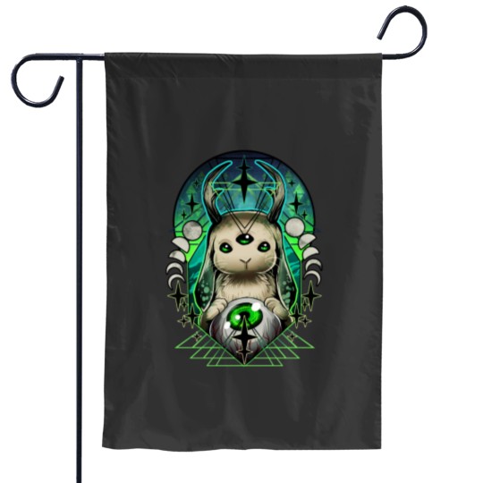 Discover Space Bunny  Classic Garden Flags