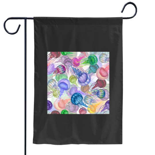 Discover Jellies Classic Garden Flags