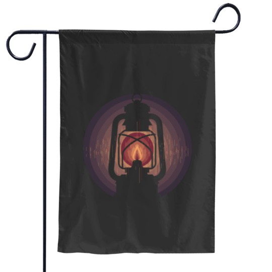 Discover oil lamp Fitted Scoop Garden Flags