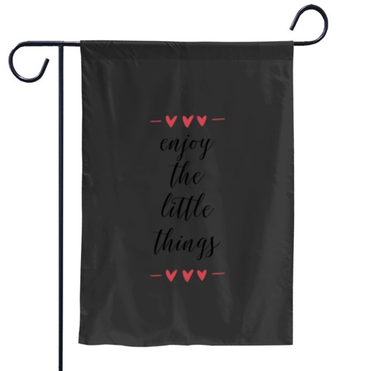 Discover Enjoy the Little Things Classic Garden Flags