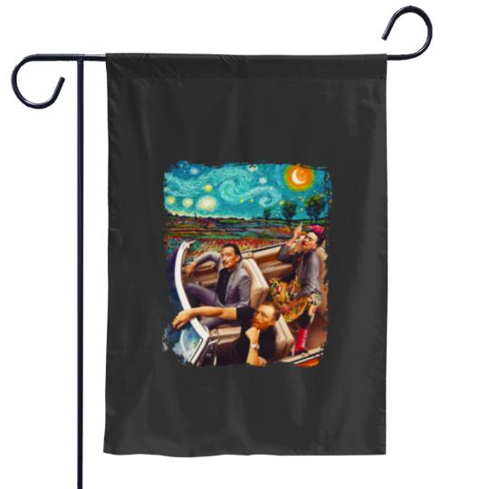 Discover Vincent-Van-Gogh-Frida-Salvador-Dali-Banksy-car Garden Flags